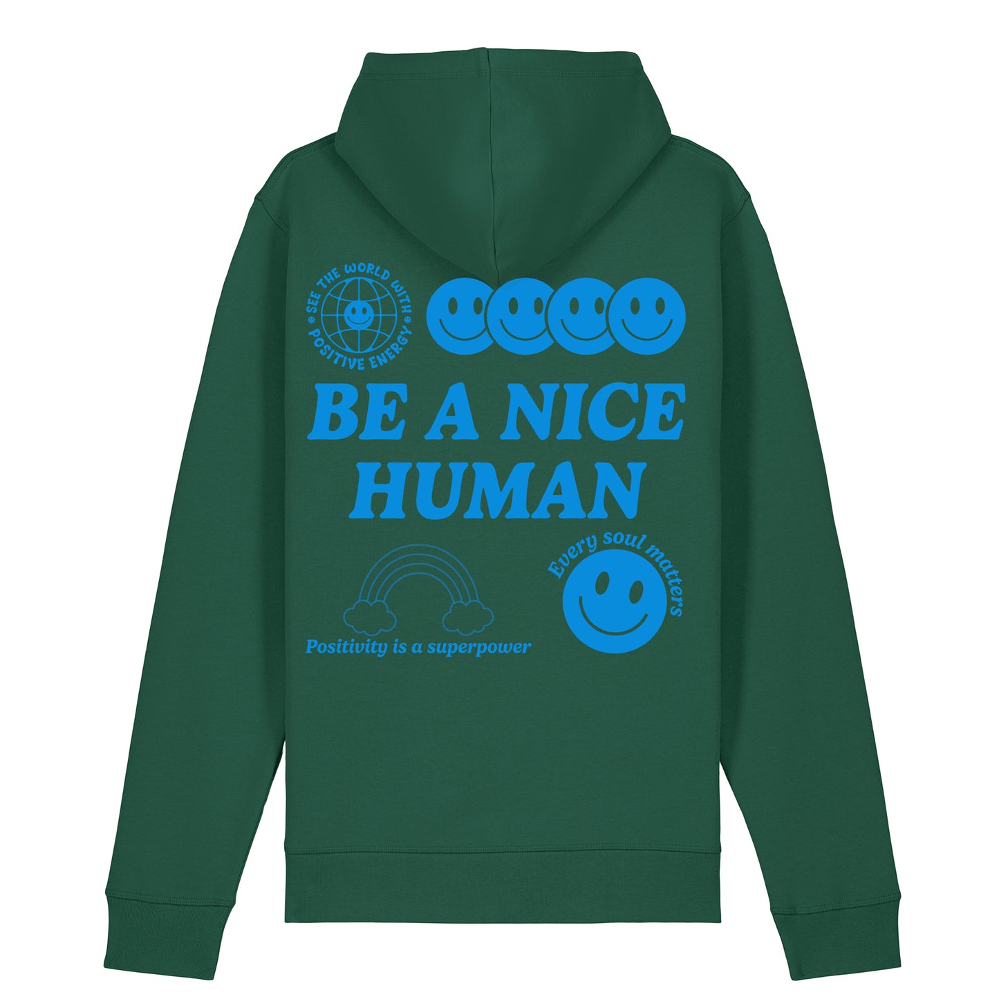 No More Bad Vibes | Be A Nice Human Hoodie