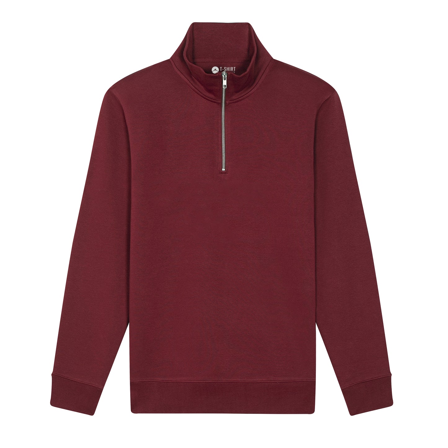 Burgundy | Essential Zip-Up Sweater
